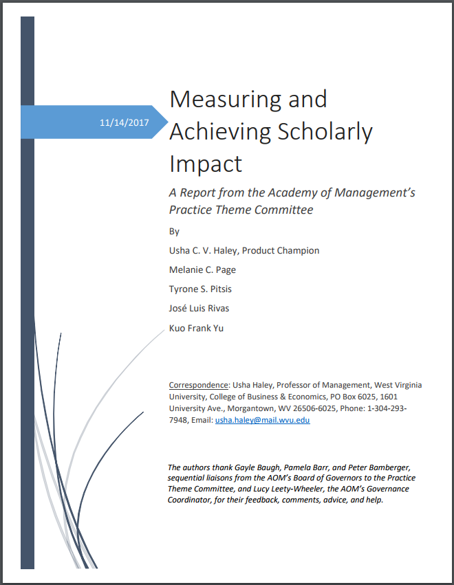 ScholarlyImpactReportCover