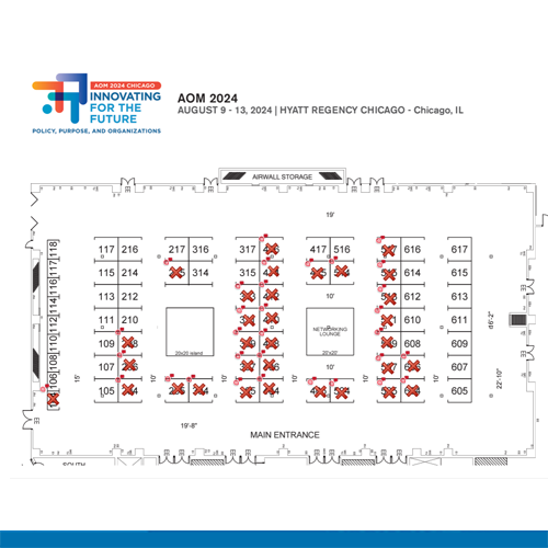 2024 Exhibit Hall Floor Plan