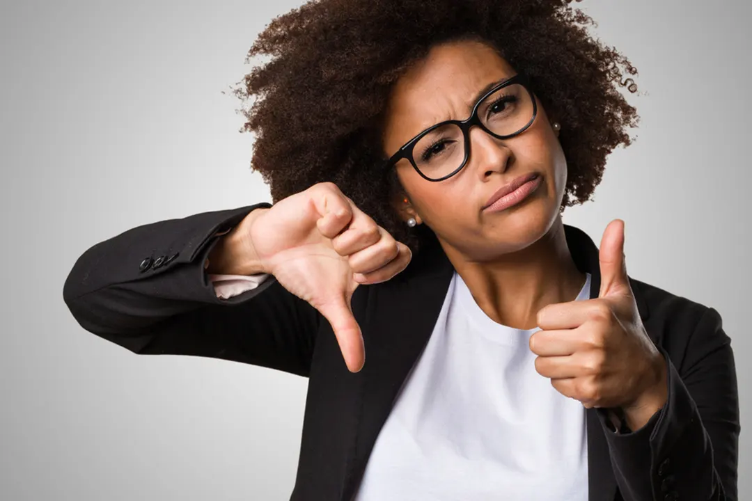 Thumbs up, thumbs down