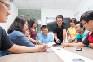 Sharing Info, Workloads, Positive Feeback Boosts Productivity
