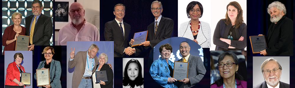 Collage of past Career Achievement Award Winners