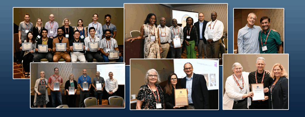 collage of past publication award winners