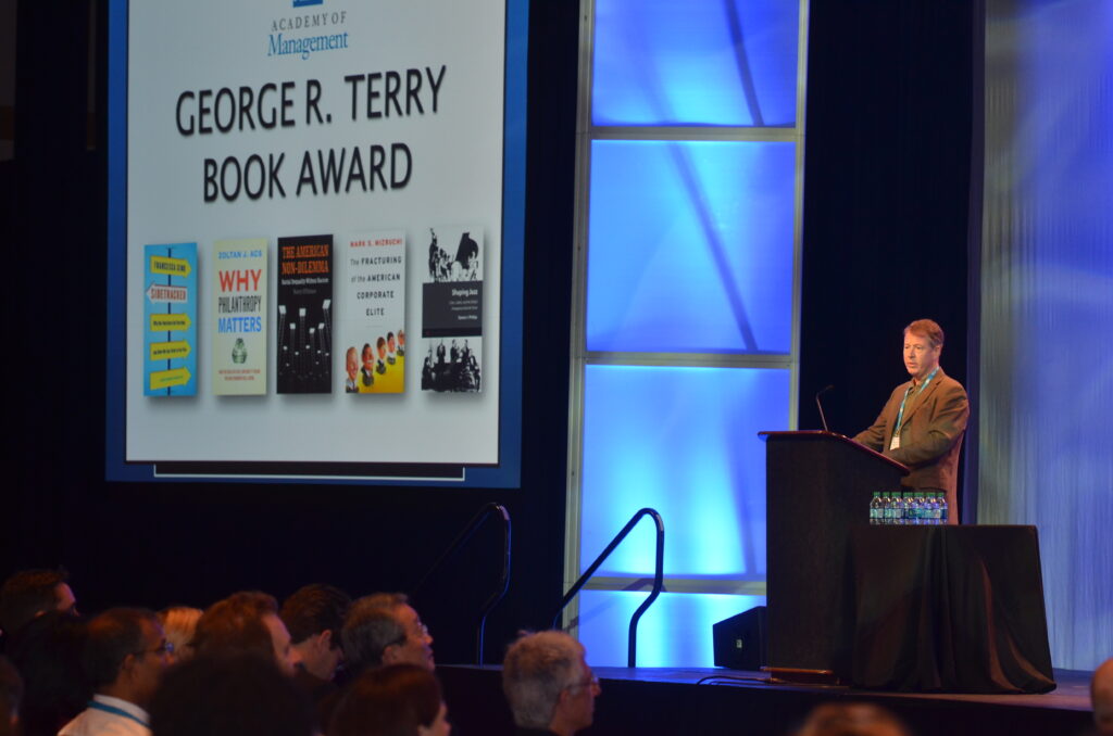 Terry Book Award presentation