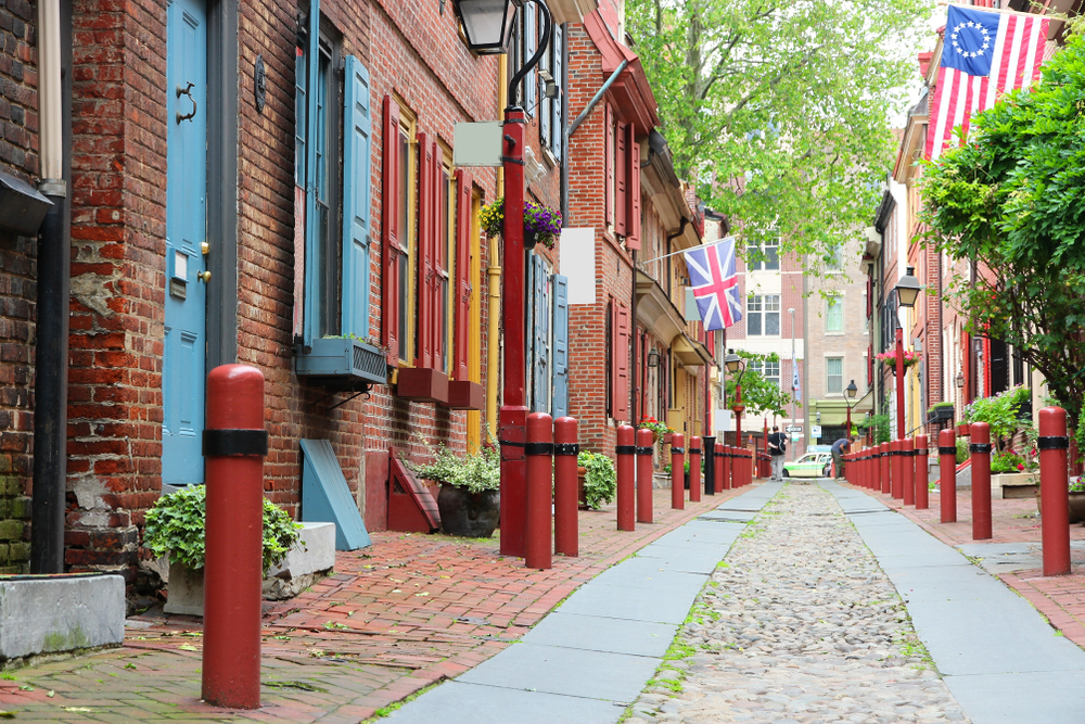 Elfreth's Alley, Old Philadelphia