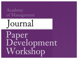 AMJ Paper Development Workshop