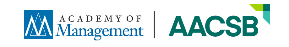 AOM and AACSB logos