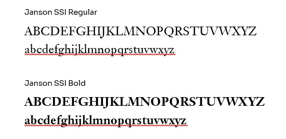 Jason SSI font example
