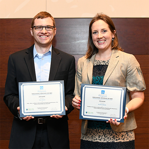 Newman Award Winners